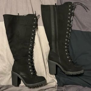 Clearing out my closet: lace up boots